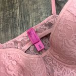 Material Girl baby pink lace sheer corset  Photo 2