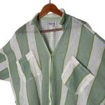 Out From Under  Beach Boardwalk Oversized Shirt Size M Mesh Beach BOHO‎ Green Photo 2