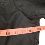 J.Jill Packable Trench Rain Coat Women L Black Smocked Grunge Boho Feminine Y2K Photo 6