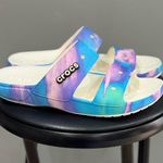 Crocs Blue/Purple Unisex Sandals Size 8M/10W NWOT Photo 1