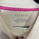 Talbots Sequin Ribbon Stripe Mockneck Tee Top Women's Size Medium Photo 4