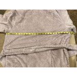 Carole Hochman Plush Lavender Robe, size Extra Large. Shawl Collar, Basket Weave Photo 4