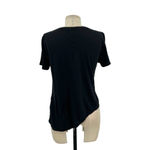 Veronica Beard Cindy V Neck High Low Tee In Black Size Small Photo 6