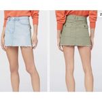 frame denim Frame Canterburry Denim mini skirt green back size 29/8 Photo 1