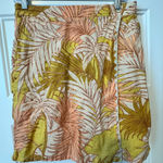 Tahari  100% Linen Tropical Faux Wrap Skirt
Size Medium Photo 0