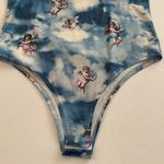 Angel Cherub Bodysuit Top Medium ? Large ? Blue RARE HTF See Measurements Size undefined Photo 3