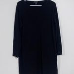 Eileen Fisher Tencel Lyocell Black Long Sleeve Dress Photo 7