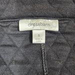 Dress Barn  Womens Zip Jacket Black Soze Small Long Sleeve High Collared Photo 3