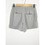 Athleta  Beach Side Grey Blue Pinstripe Drawstring Shorts Women's Size X-Small XS Photo 1