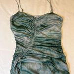 Guess Side Cinch Dress, color Tidepool Tie Dye, size small Photo 9