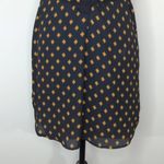 H&M Womens Shirt Dress Diamond Print Button Tie Waist Sleeveless Black Size 4 Photo 2