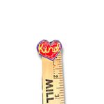 Penzey's Kind Heart Lapel Pin Enamel Metal Red Purple Yellow ~ FAST shipping Photo 2