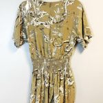 ANINE BING Dress Kaine Mini Dress in Green Tropical Floral Print Sz S GUC Photo 10