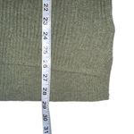 Madewell NWOT  Lyle Merino Wool Blend Ribbed Henley V-Neck Green Knit Sweater XXL Photo 5