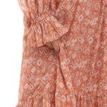 Moon River Anthropologie  Peasant Ruffle Long Sleeve Tired Maxi Dress Sz‎ XS Photo 3