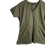 Med Wear Scrubs Women Top M Green Medical Uniform‎ Nurse Workwear Dental Fitted Purple Photo 5