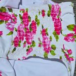 Betsey Johnson  Love Always Pink Rose Corset High Waist Bikini Set NWT M Photo 4