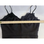 Minuet Black Lace Detail Sleeveless Dress Midi Large NWT Photo 11