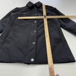 Calvin Klein Calvin‎ Klein Jacket Womens Small Black Water Resistant Breathable Shell Hooded Photo 7