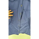 Duluth Trading Company Water Rain Resistant Jacket Hooded Button Up size S Purple Photo 5