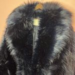 Max Mara  Sportmax Women's Raid Oversized Faux Fur Coat in Ultramarine. Size L Photo 3