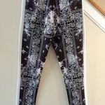 Rue 21 Joggers Pants Beached Parsley Bandana Print Blue and White Size S Photo 0