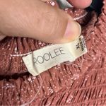 Roolee  dusty rose smocked midi dress womens size XL dressy modest balloon sleeve Photo 6