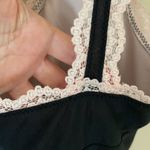 EXPRESS  Sleeveless BabyDoll Top with lace size Large Photo 9