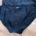 Nicole Miller  Women's Ruffle Tier Tankini Swimsuit Top Bottoms Black 3X Rtl $196 Photo 6