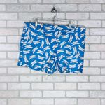 Loft NWT Riviera Shorts in Blue Butterfly Print Size 18 Photo 3