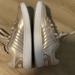 Adidas  Hoops 3.0 Low Metallic Pink Sneakers‎ Womens Shoes Size 6.5 Photo 6