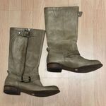 Gianni Bini Ladies  Ride On Motorcycle Boots Distressed Camel Color Size 8M Photo 0