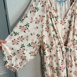 Draper James Cottage Floral Mini Dress Cream Long Sleeve Babydoll Brunch Shower Photo 3