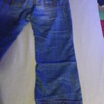 Paris Blues  Juniors Distressed Cropped Wide Leg Capri Pants Size 11 Photo 13