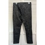 Calvin Klein Black/Brown Cheetah Skinny Dress Pants Size M Stretch Pull On Photo 2