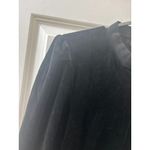Juicy Couture Black Label Hoodie Y2K M Velour Zip Up Jacket MUTTON SLEEVE USA Photo 5