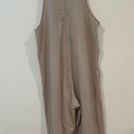 Fiona Jolin Wide Leg Overalls Tan Photo 4