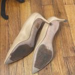 Stuart Weitzman  Patent Nude 3 inch Point Toe Heel size 7.5 Photo 1
