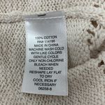 Arizona Jeans New Arizona Pointelle beige crochet cardigan set 100% cotton size XL Photo 6