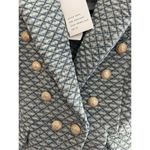 Generation Love Jessie Diamond Quilt Denim Blazer in Vintage Blue Size XS Photo 3