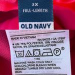 Old Navy  Womens Dressy Pants Hot Pink Full Length Wide Leg Pleated Size 3X Photo 9