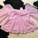 Japna Japan pink puff sleeve blouse Photo 1