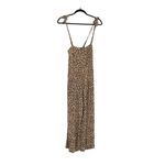 Faithfull the Brand Women's Mila Animal Print Tie Straps Elsa Jumpsuit Size XS Photo 1