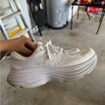 Hoka One One White Athletic Shoes with Chunky Sole Size 9 Photo 1