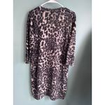 Club Monaco Wool Cashmere Cheetah Knee Length Sweater Dress Photo 5