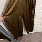 ZARA Crinkle Effect Olive Jumpsuit Photo 8