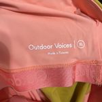 Outdoor Voices π NWT One Shoulder Colorblock Dress in Nectarine/Dijon Photo 5