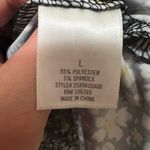 Blue Rain New Black Dress With White And Yellow Flowers Photo 4