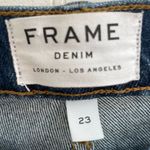 frame denim FRAME Le High Straight Leg Asymmetrical Hem Jeans in Kingsway Size 23 Photo 8