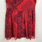 Ecote Urban Outfitters Women XS Red Paisley Babydoll Mini Dress Y2K Fairy Grunge Photo 9